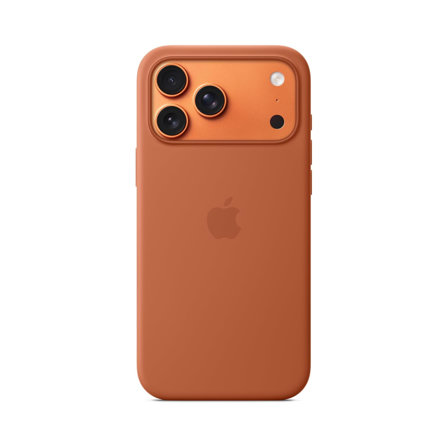 Apple Coque en Silicone avec MagSafe pour iPhone 17 Pro Max – Terracotta