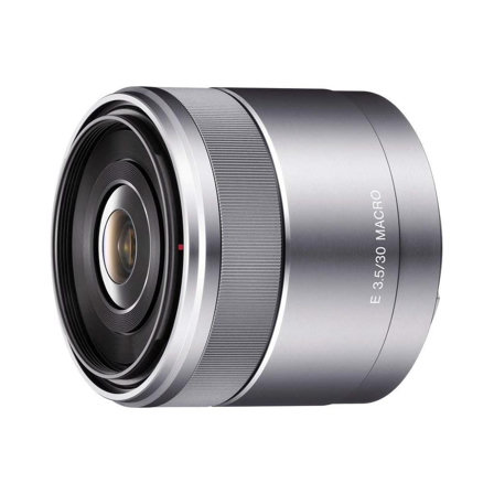 Sony Objectif Macro SEL-30M35 Monture E APS-C 30 mm F3.5,Argent