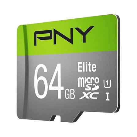PNY Elite Carte Mémoire microSDXC 64 Go