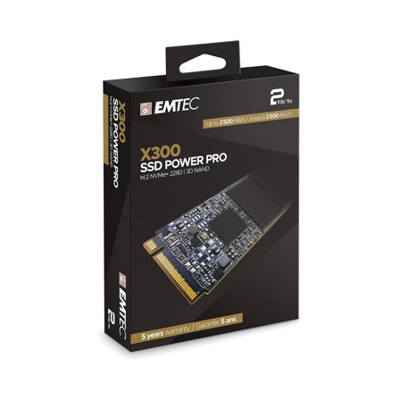 EMTEC X300 M.2 2000 Go PCI Express 3.0 3D NAND NVMe