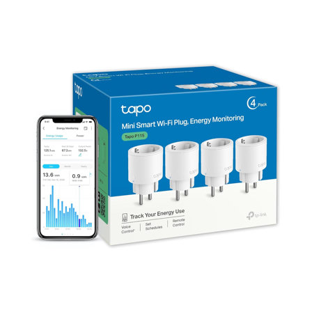 Pack de 4 Prises Connectées WiFi Tapo Nano