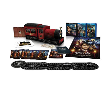 Coffret Collector Blu-Ray 4K Ultra HD + Blu-Ray + Goodies : Harry Potter Poudlard Express - L'intégrale des films en Edition Collector