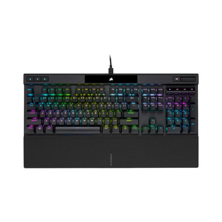 Clavier rétroéclairé Gaming filaire AZERTY Corsair K70 RGB PRO Noir anodisé