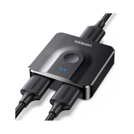 UGREEN Switch HDMI 4K 60Hz 2 Entrées 1 Sortie Commutateur HDMI 2K 1080P 120Hz 3D HDR CEC Dolby Atmos