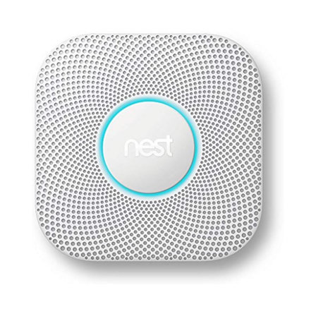 Google Nest Détecteur de fumée et de monoxyde de carbone Protect 2e génération (filaire)