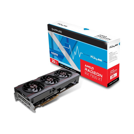 Carte Graphique Sapphire Pulse AMD Radeon RX 7900 XT - GDDR6 20 Go, AMD RDNA 3