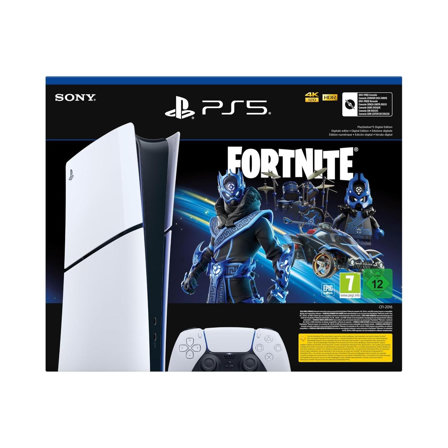 Sony, PlayStation®5 – Fortnite® Cobalt Star (modèle – Slim), Edition Numérique, PS5 avec 1 Manette Sans Fil DualSense