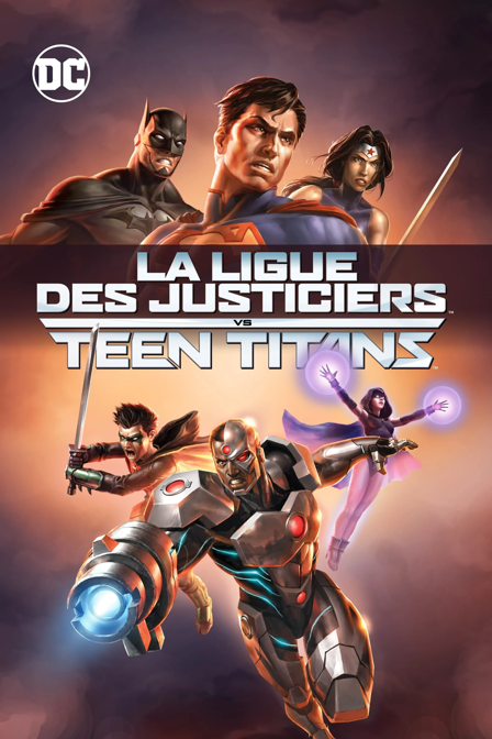 la ligue des justiciers vs les teen titans