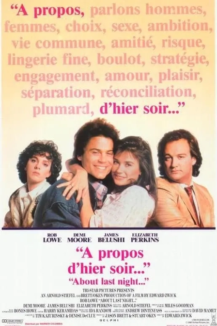 À propos d'hier soir...