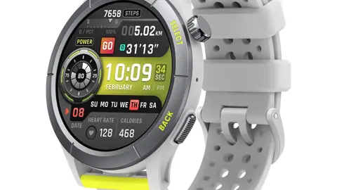 Montre Intelligente Amazfit Cheetah, 47 mm, Running avec GPS Double Bande, Autonomie de 14 Jours