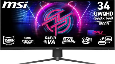 MSI MPG 346CQRF X24 : Écran Gaming Incurvé 34" UWQHD 240Hz