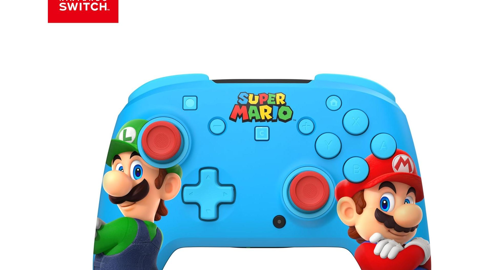 Turtle Beach Rematch Mario & Luigi manette sans fil pour Nintendo Switch 2 avec batterie rechargeable