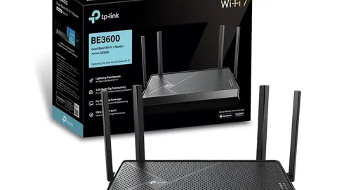 TP-Link Archer BE3600 Routeur WiFi 7, Routeur WiFi BE 3600 Mbps bi-Bande, 2 Ports 2.5G