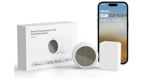Meross Thermomètre Hygromètre Intelligent à Énergie Solaire