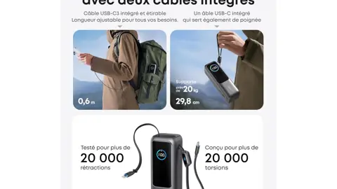Anker Batterie Externe 25 000 mAh pour Ordinateurs Portables – à 74,99 €