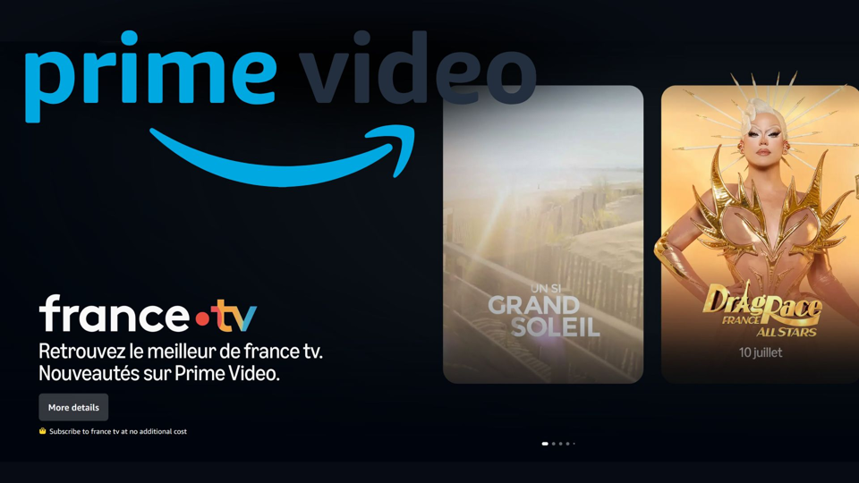 France.tv et tous ses contenus débarquent sur Prime Video !