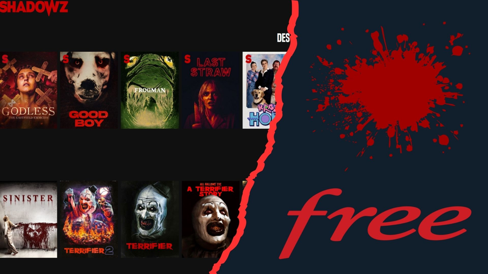 Shadowz débarque sur les Freebox : les amateurs de films d’horreur servis