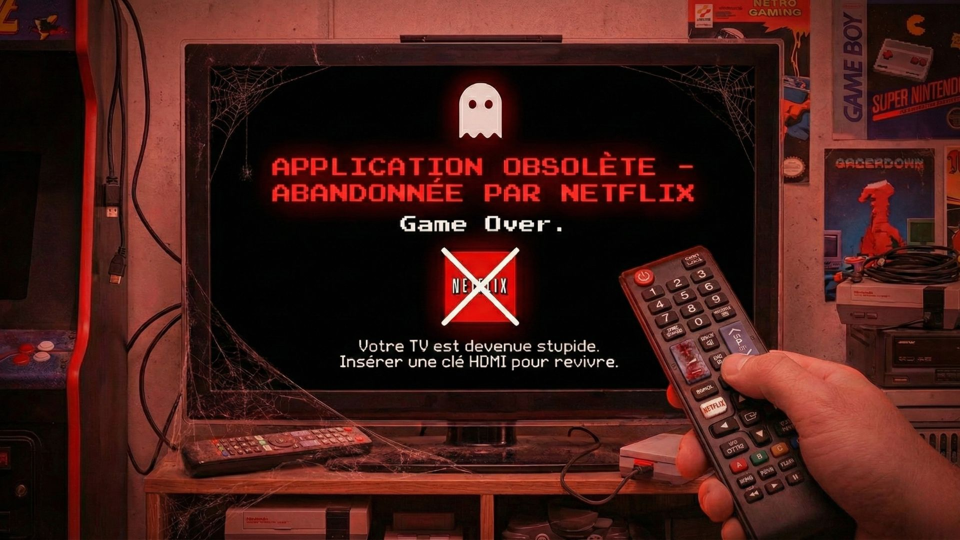 Netflix va disparaître de millions de téléviseurs : l'obsolescence programmée au menu ?