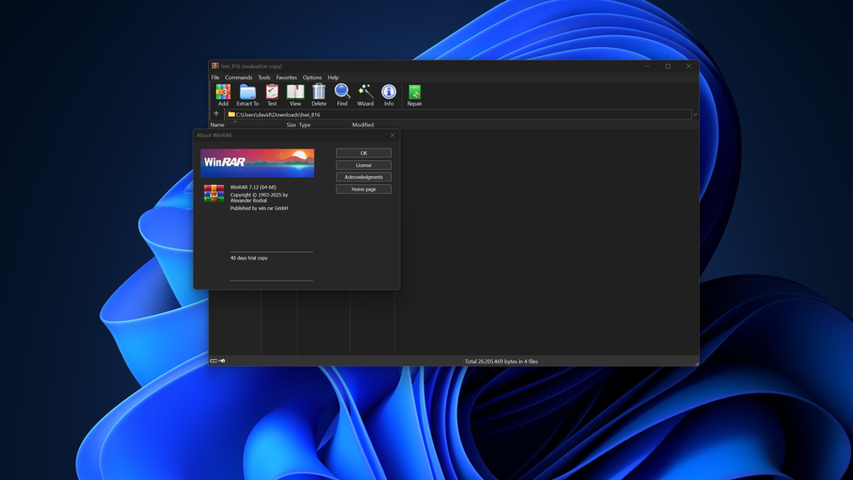 WinRAR : La version 7.12 corrige une faille critique, mettez votre logiciel à jour !