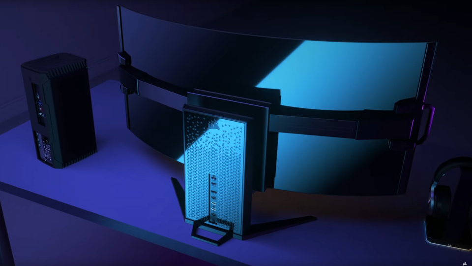 Le XENEON FLEX OLED 45 pouces de Corsair arrive en France : l'écran gaming pliable ultime