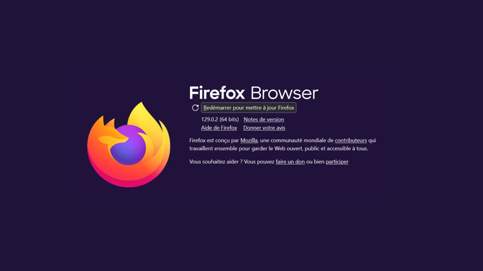 Firefox passe à la version 130, quoi de neuf ?