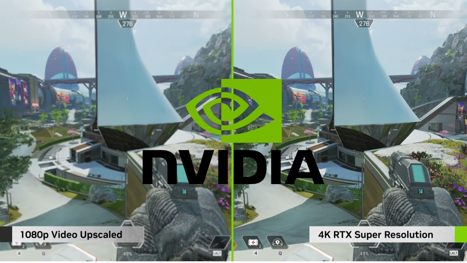 Nvidia : RTX Super Resolution, l'upscaling 4k dopé à l'IA